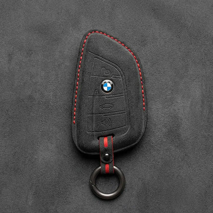 BMW Hand-Stitched Alcantara Key Fob Cover - All Types