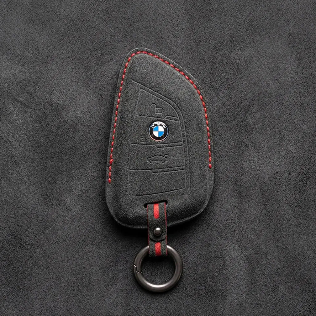 BMW Hand-Stitched Alcantara Key Fob Cover - All Types