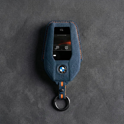 BMW Hand-Stitched Alcantara Key Fob Cover – Display Key