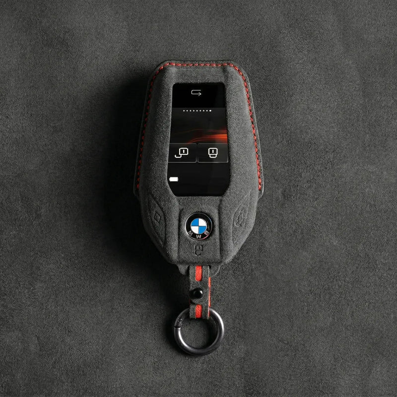 BMW Hand-Stitched Alcantara Key Fob Cover – Display Key