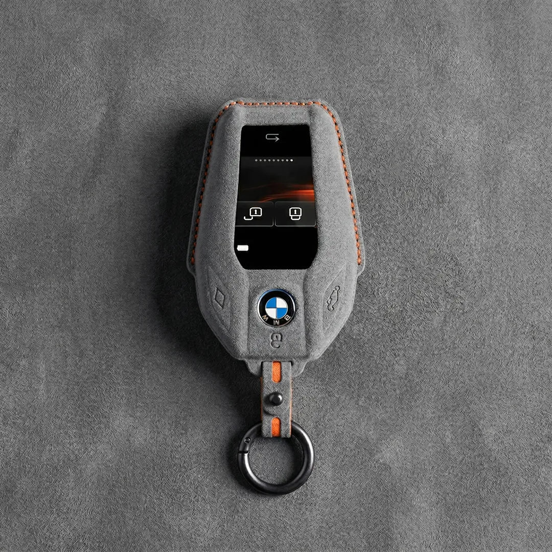 BMW Hand-Stitched Alcantara Key Fob Cover – Display Key