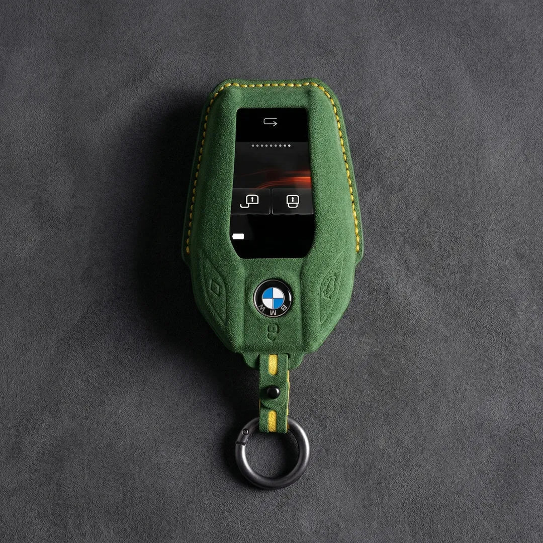 BMW Hand-Stitched Alcantara Key Fob Cover – Display Key