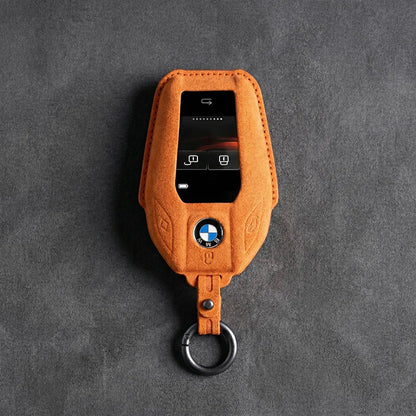 BMW Hand-Stitched Alcantara Key Fob Cover – Display Key