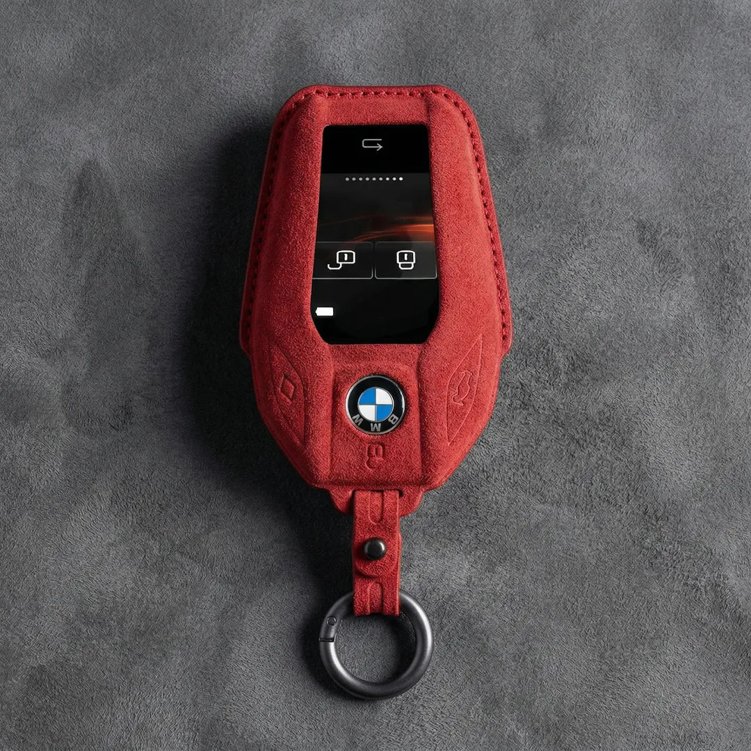 BMW Hand-Stitched Alcantara Key Fob Cover – Display Key