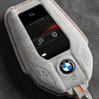 BMW Hand-Stitched Alcantara Key Fob Cover – Display Key