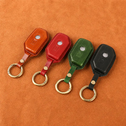BMW Vintage Leather Key Fob Case – Motorrad Flip / Smart Key