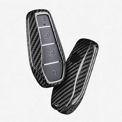 BYD Carbon Key Fob Cover – Teardrop 4-Button