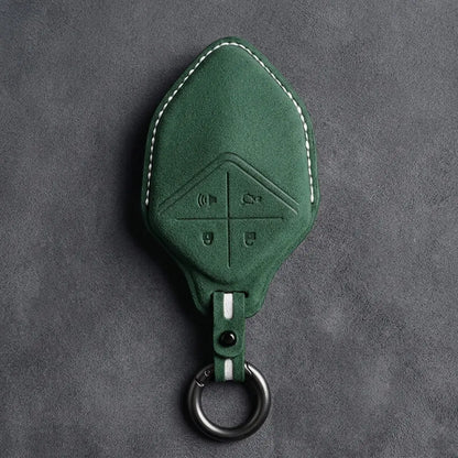 Changan Hand-Stitched Alcantara Key Fob Cover – Diamond Smart Key