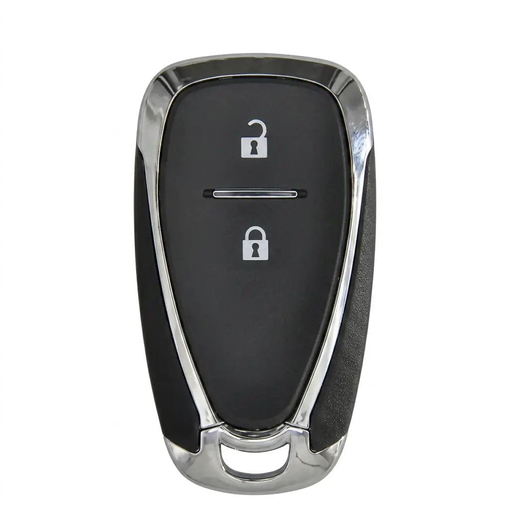 Chevrolet Hand-Stitched Alcantara Key Fob Cover – Chrome Shield 2-Button