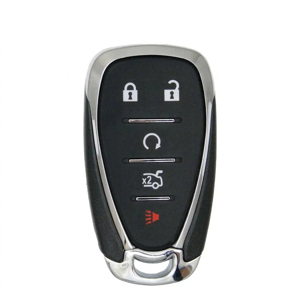 Chevrolet Hand-Stitched Alcantara Key Fob Cover – Chrome Shield 5-Button