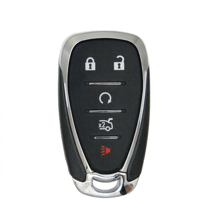 Chevrolet Hand-Stitched Alcantara Key Fob Cover – Chrome Shield 5-Button