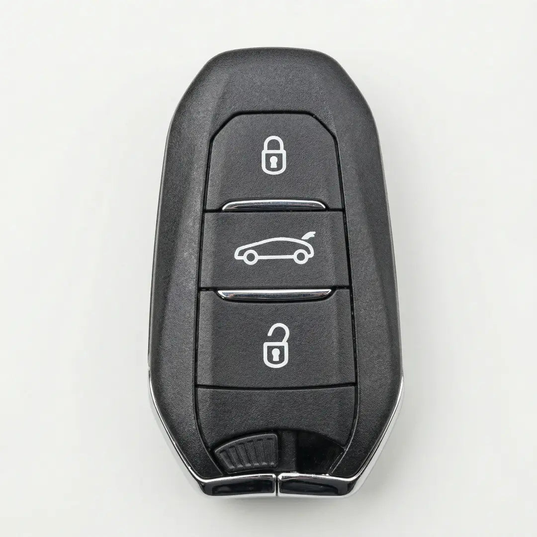 Citroen Hand-Stitched Alcantara Key Fob Cover - Smart Key 3-Button