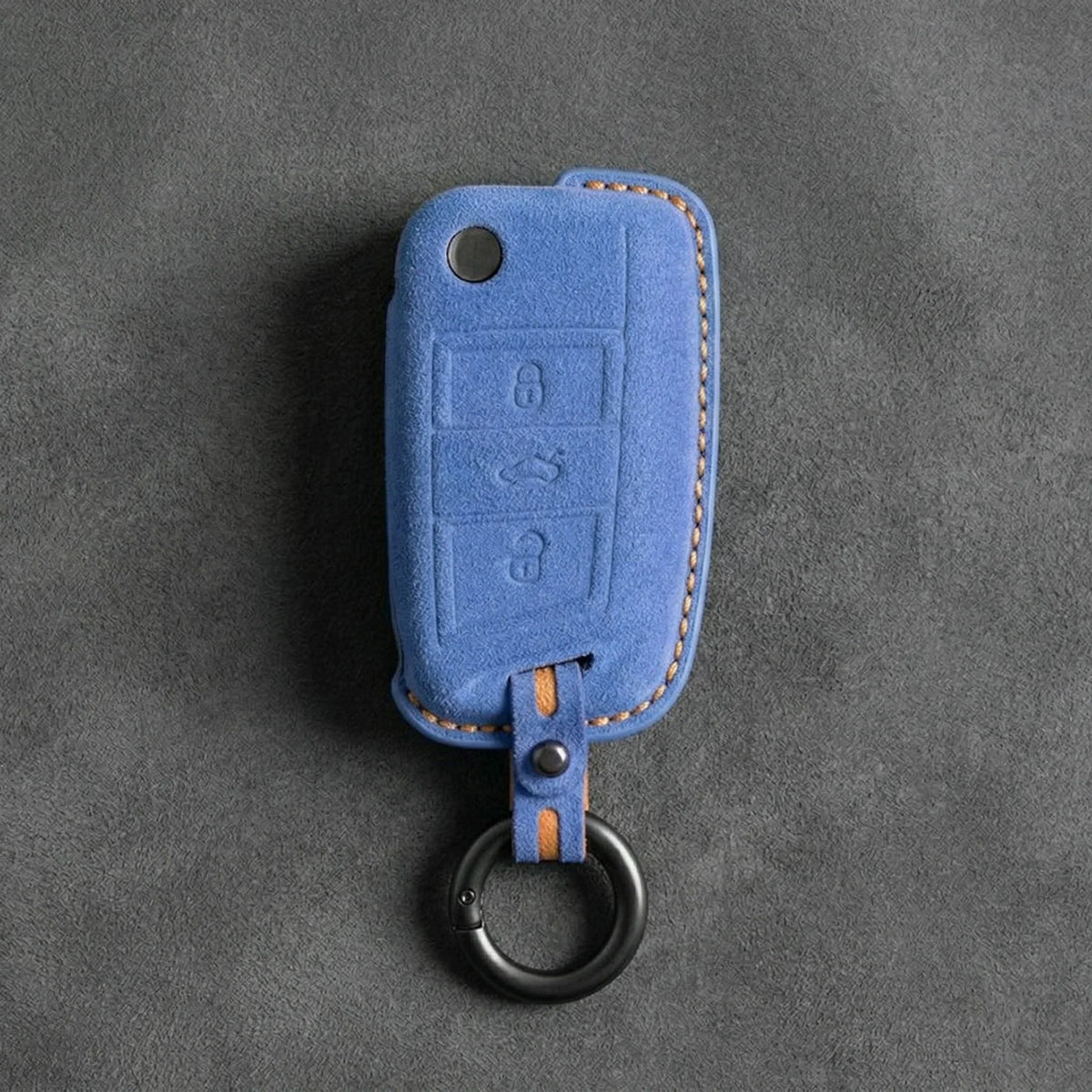 Cupra Hand-Stitched Alcantara Key Fob Cover – Angular Flip Key 3-Button
