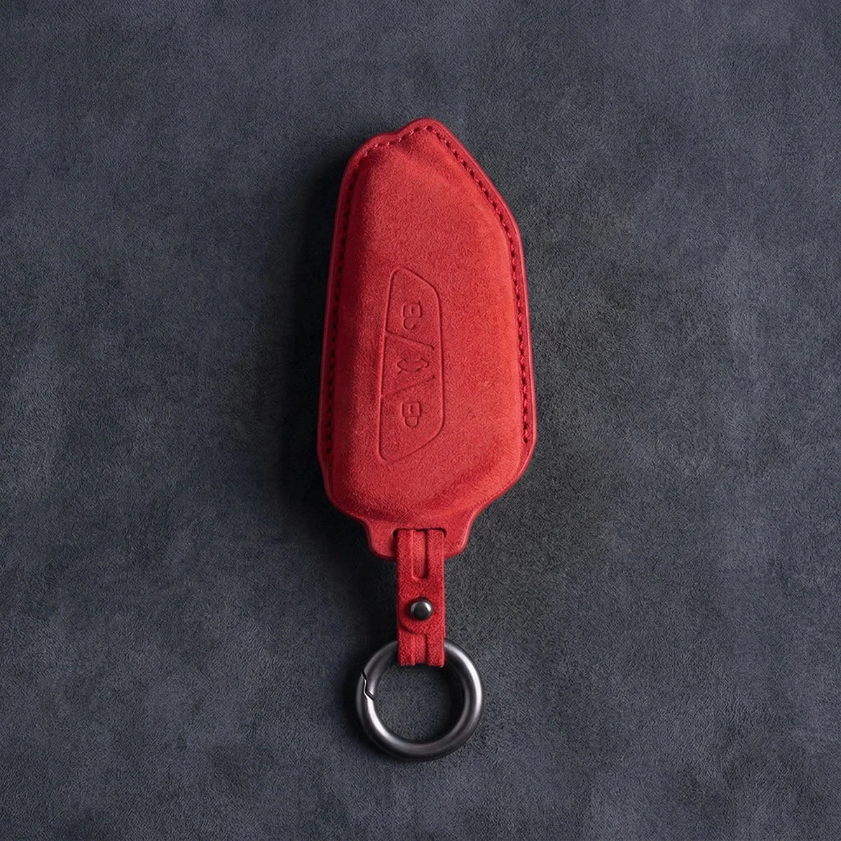 Cupra Hand-Stitched Alcantara Key Fob Cover – Asymmetric Blade Key