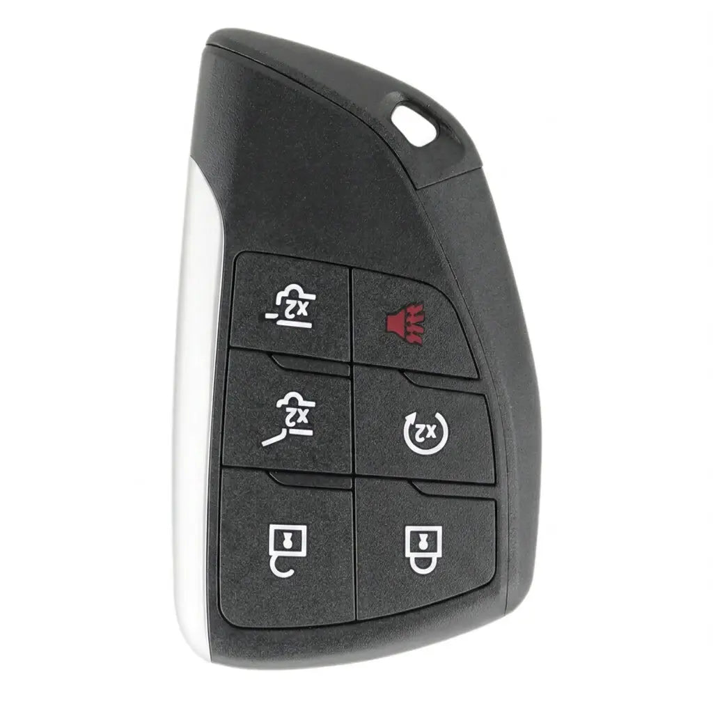 Dodge Hand-Stitched Alcantara Key Fob Cover – Asymmetric Wing 6-Button