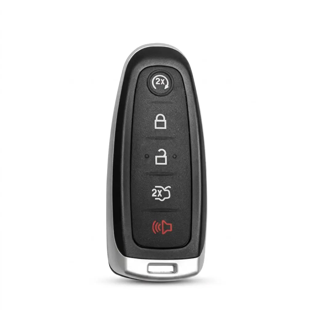 Ford Hand-Stitched Alcantara Key Fob Cover – 5-Button Remote Start Fob