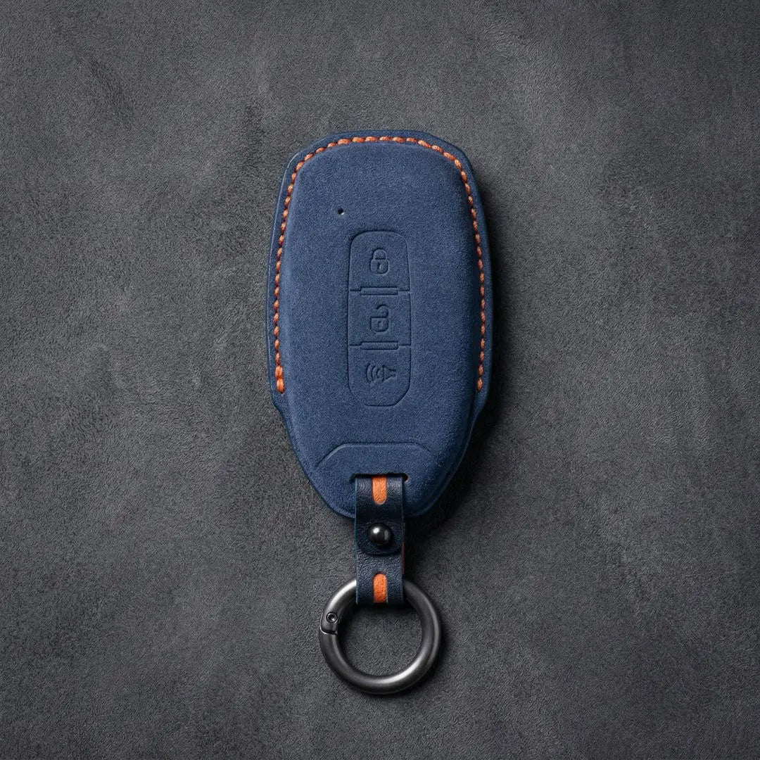 Ford Hand-Stitched Alcantara Key Fob Cover – Tapered 3-Button