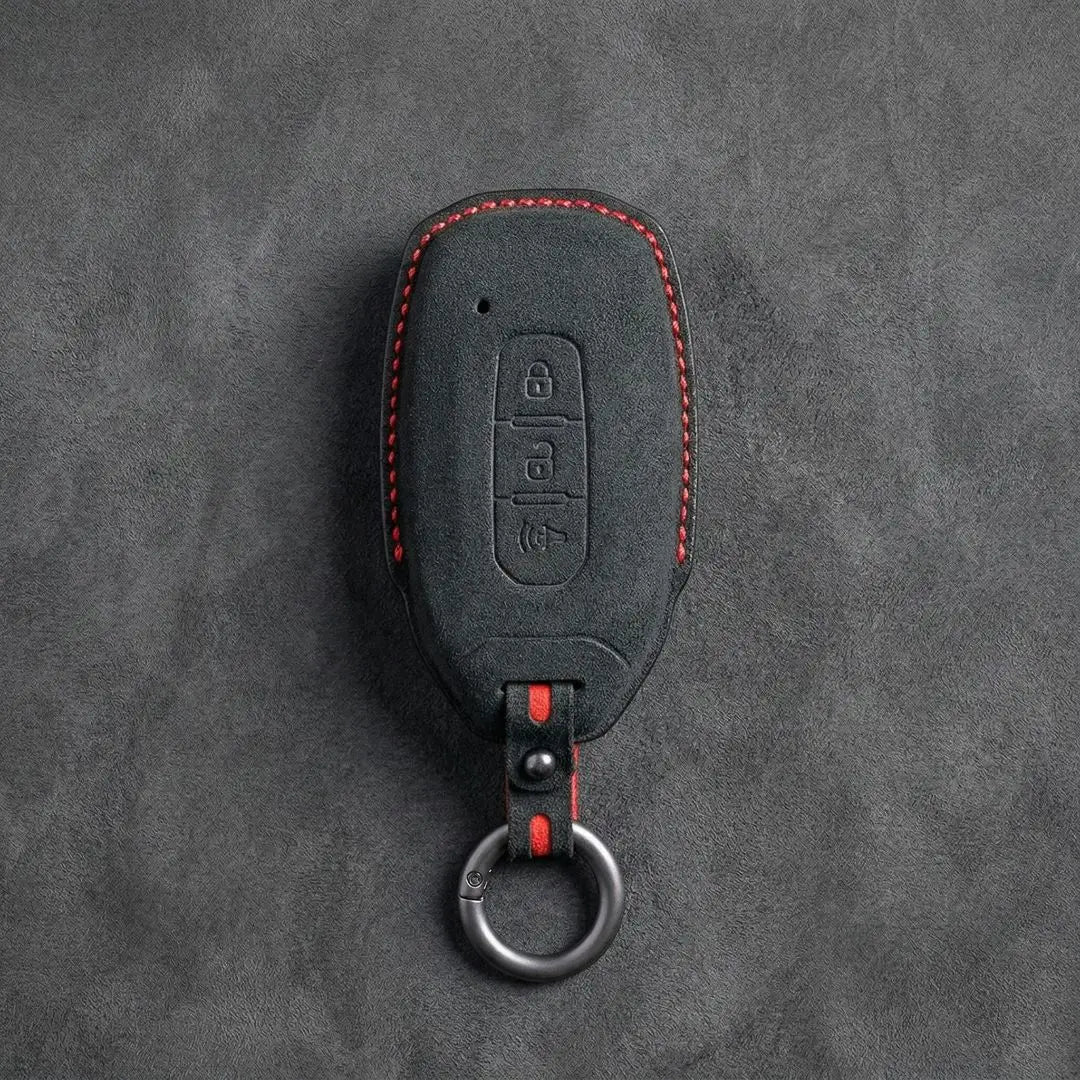 Ford Hand-Stitched Alcantara Key Fob Cover – Tapered 3-Button
