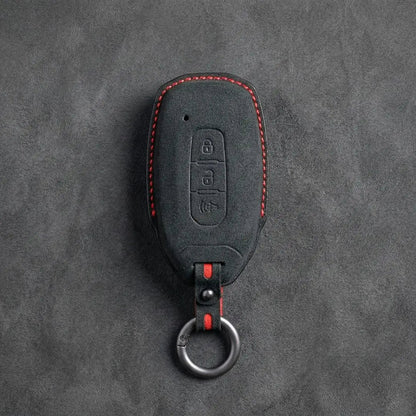 Ford Hand-Stitched Alcantara Key Fob Cover – Tapered 3-Button