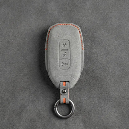 Ford Hand-Stitched Alcantara Key Fob Cover – Tapered 3-Button