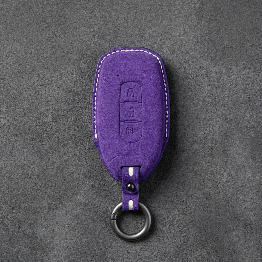 Ford Hand-Stitched Alcantara Key Fob Cover – Tapered 3-Button