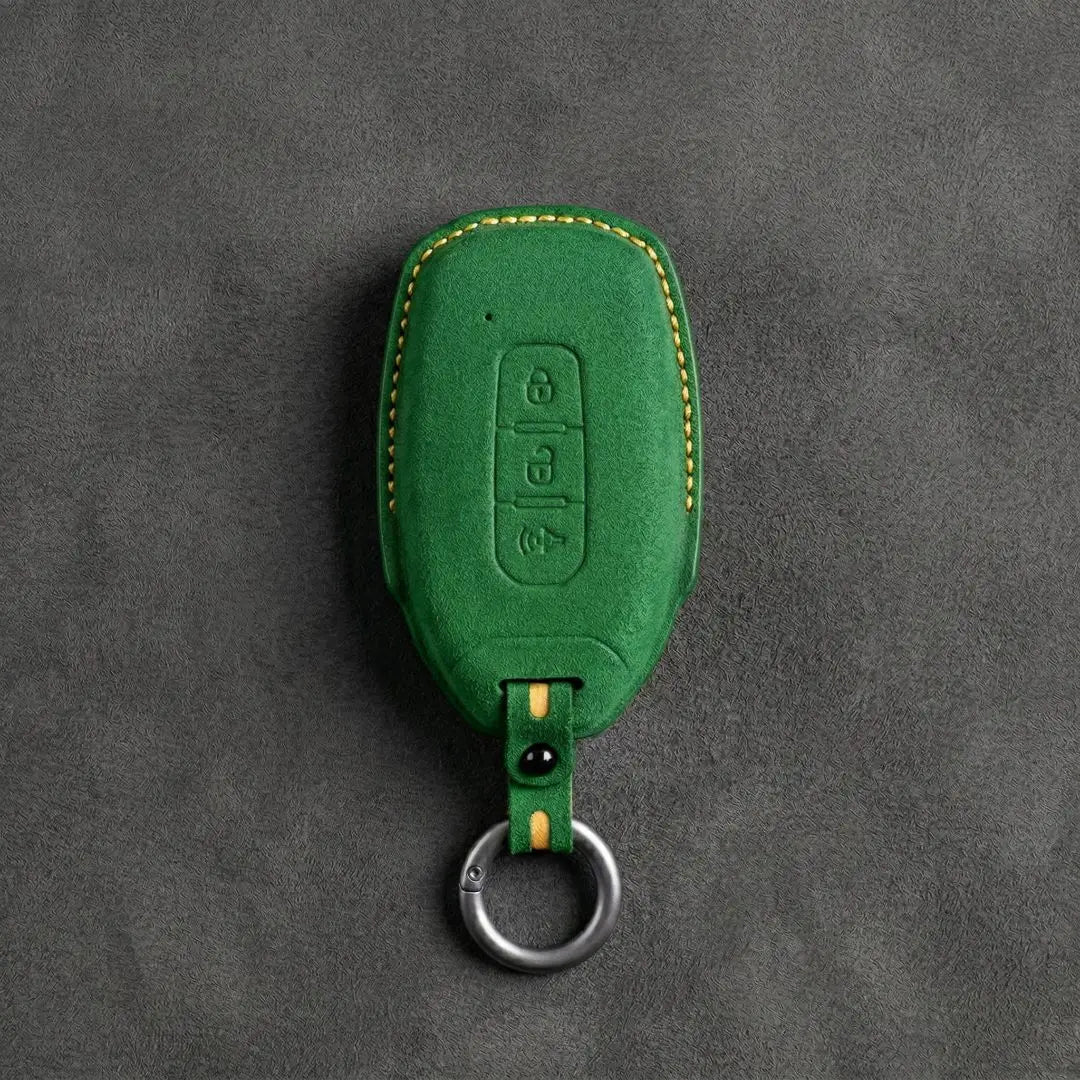 Ford Hand-Stitched Alcantara Key Fob Cover – Tapered 3-Button