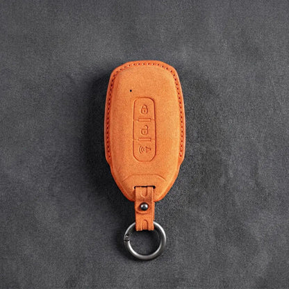 Ford Hand-Stitched Alcantara Key Fob Cover – Tapered 3-Button