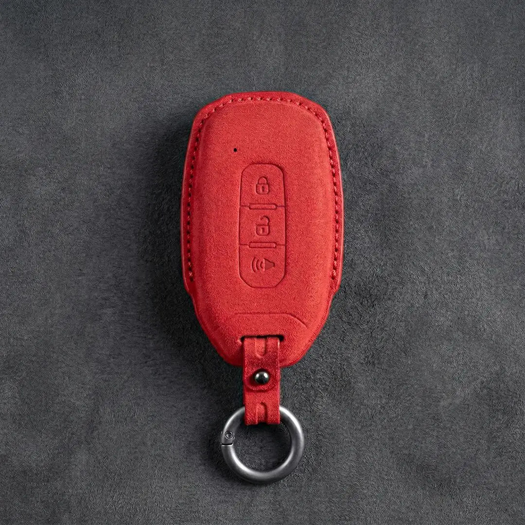 Ford Hand-Stitched Alcantara Key Fob Cover – Tapered 3-Button