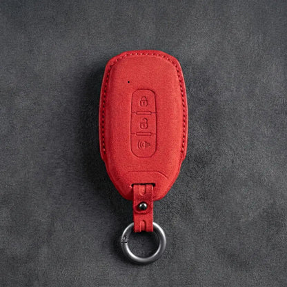 Ford Hand-Stitched Alcantara Key Fob Cover – Tapered 3-Button