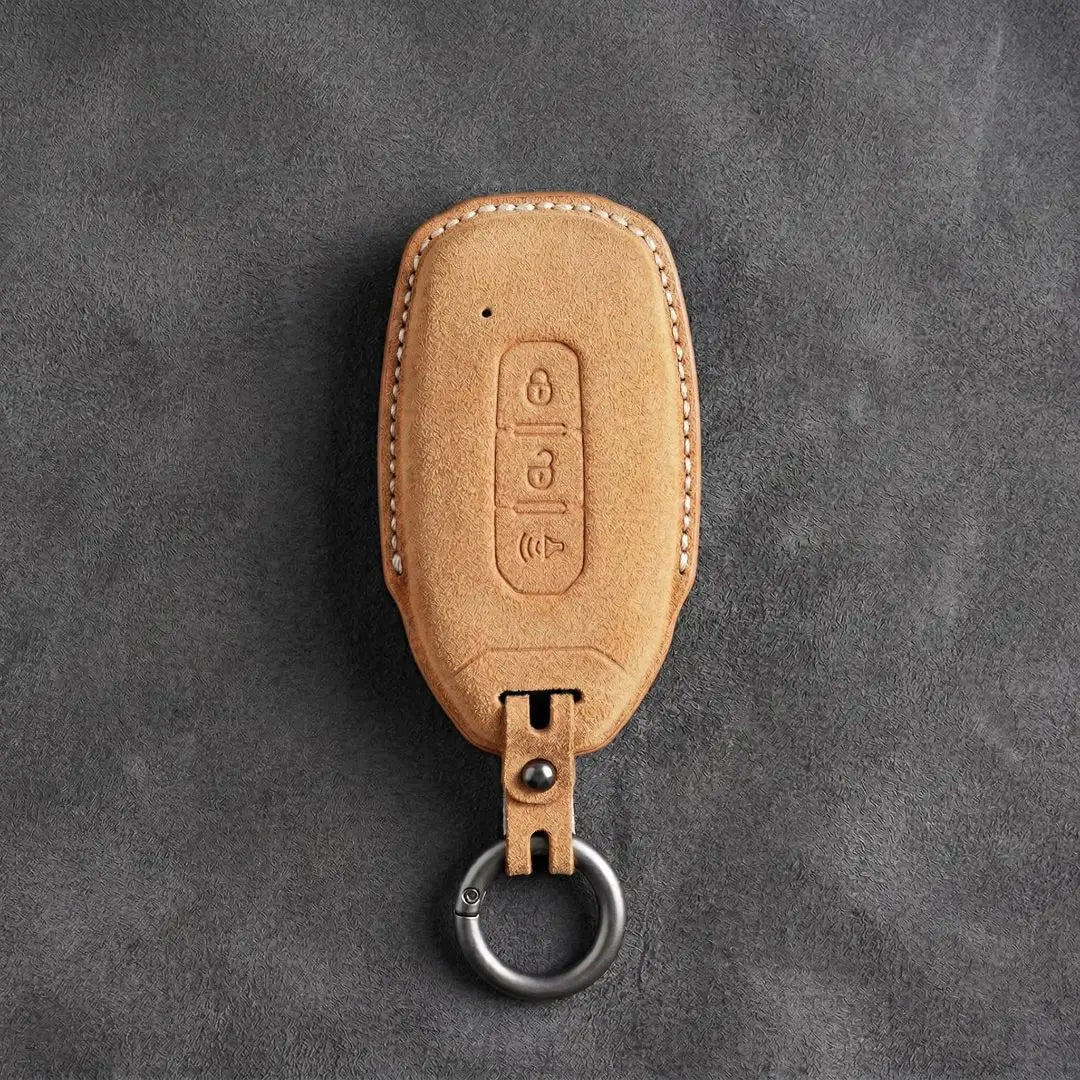 Ford Hand-Stitched Alcantara Key Fob Cover – Tapered 3-Button