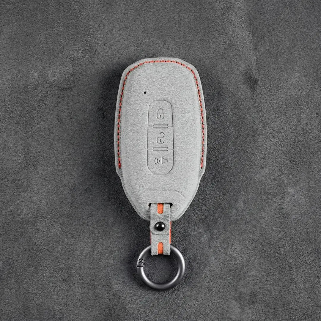 Ford Hand-Stitched Alcantara Key Fob Cover – Tapered 3-Button