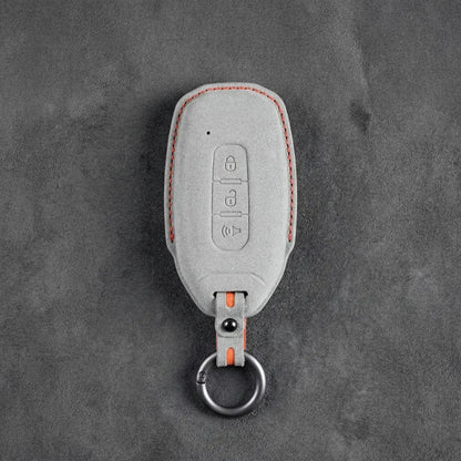 Ford Hand-Stitched Alcantara Key Fob Cover – Tapered 3-Button
