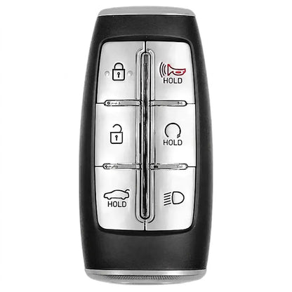 Genesis Hand-Stitched Alcantara Key Fob Cover – 6-Button Smart Key