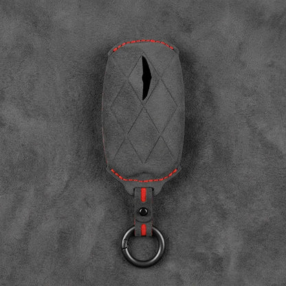 Genesis Hand-Stitched Alcantara Key Fob Cover – Diamond Quilted