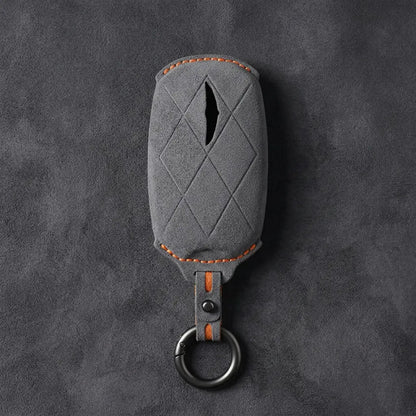 Genesis Hand-Stitched Alcantara Key Fob Cover – Diamond Quilted