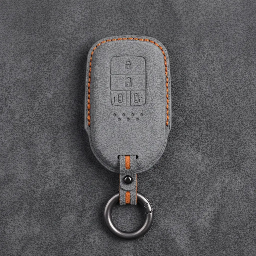 Honda Hand-Stitched Alcantara Key Fob Cover – Dimple-Base Remote