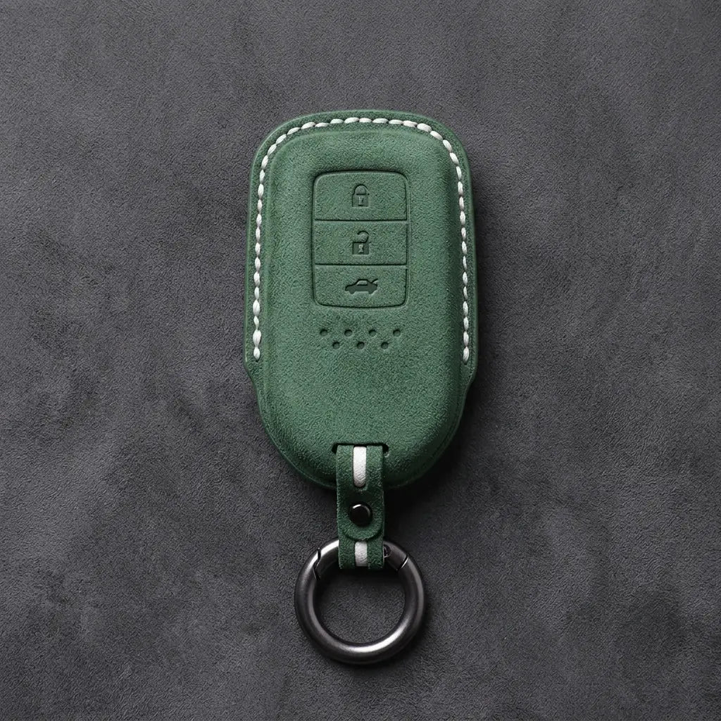 Honda Hand-Stitched Alcantara Key Fob Cover – Dimple-Base Remote