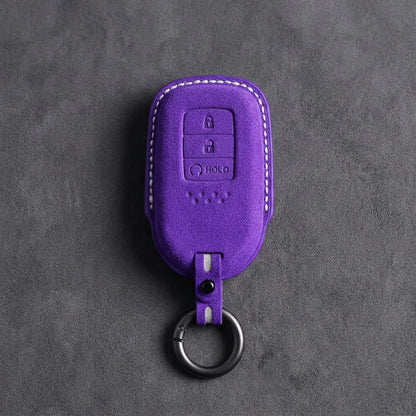 Honda Hand-Stitched Alcantara Key Fob Cover – Dimple-Base Remote