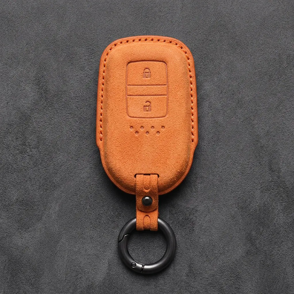 Honda Hand-Stitched Alcantara Key Fob Cover – Dimple-Base Remote
