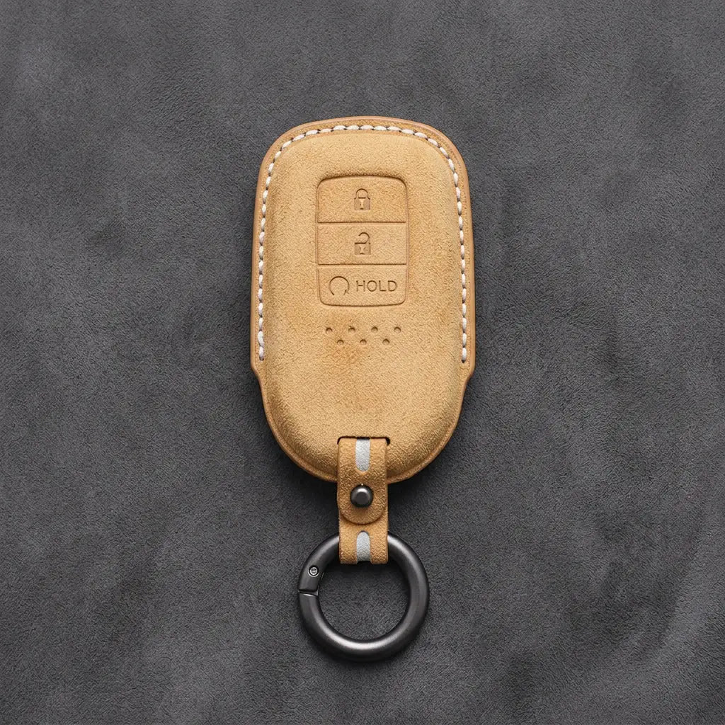 Honda Hand-Stitched Alcantara Key Fob Cover – Dimple-Base Remote