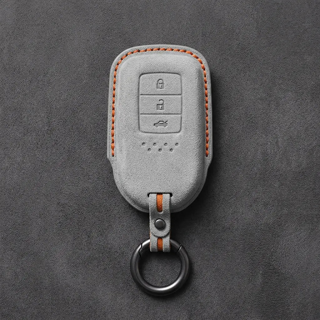 Honda Hand-Stitched Alcantara Key Fob Cover – Dimple-Base Remote