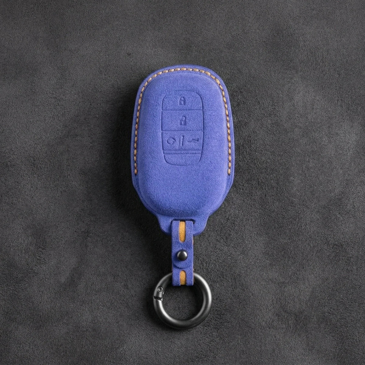 Honda Hand-Stitched Alcantara Key Fob Cover - Smart Key 4-Button