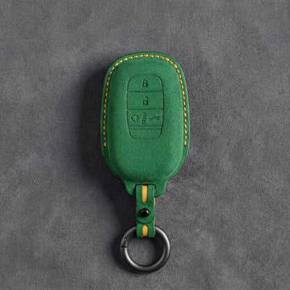 Honda Hand-Stitched Alcantara Key Fob Cover - Smart Key 4-Button