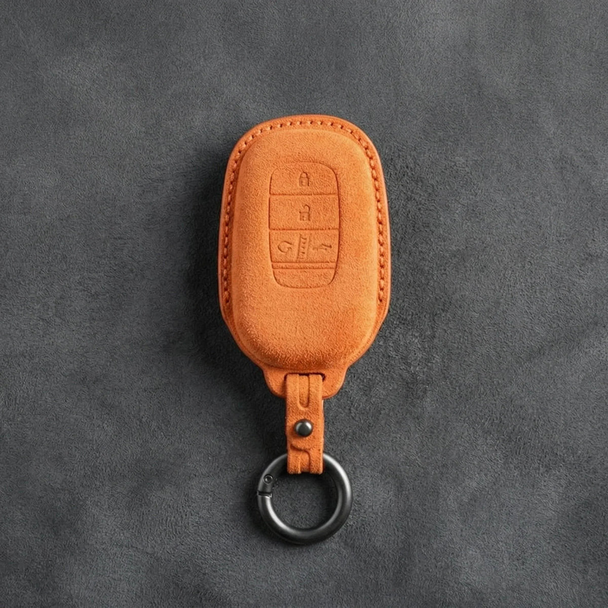 Honda Hand-Stitched Alcantara Key Fob Cover - Smart Key 4-Button