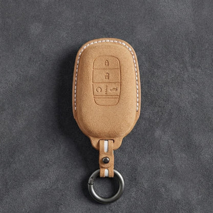 Honda Hand-Stitched Alcantara Key Fob Cover - Smart Key 4-Button