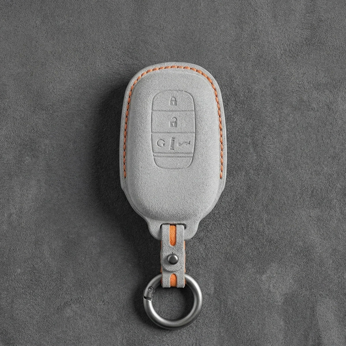 Honda Hand-Stitched Alcantara Key Fob Cover - Smart Key 4-Button