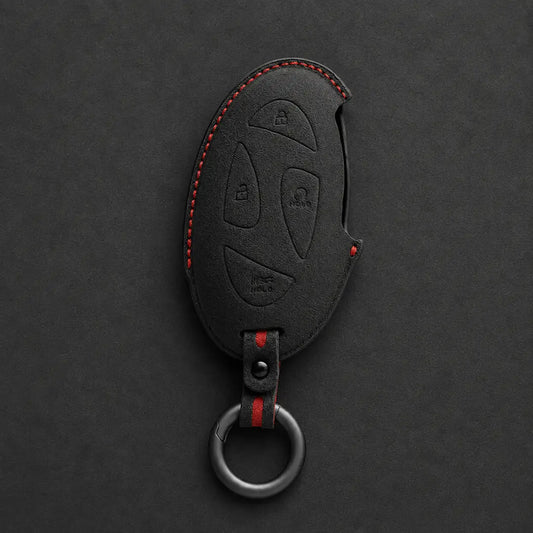 Hyundai Hand-Stitched Alcantara Key Fob Cover – Oval Smart Key