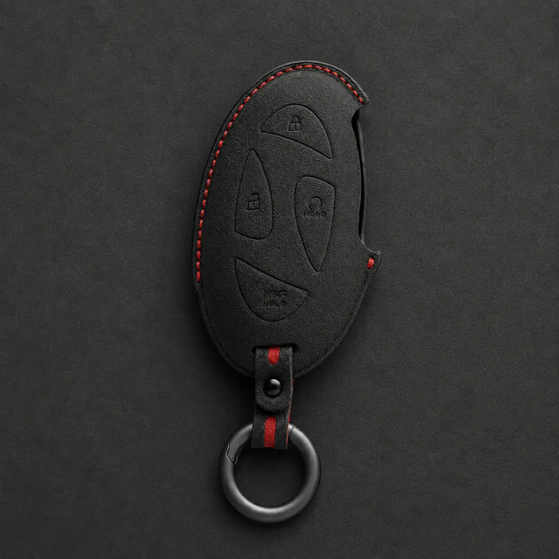 Hyundai Hand-Stitched Alcantara Key Fob Cover – Oval Smart Key