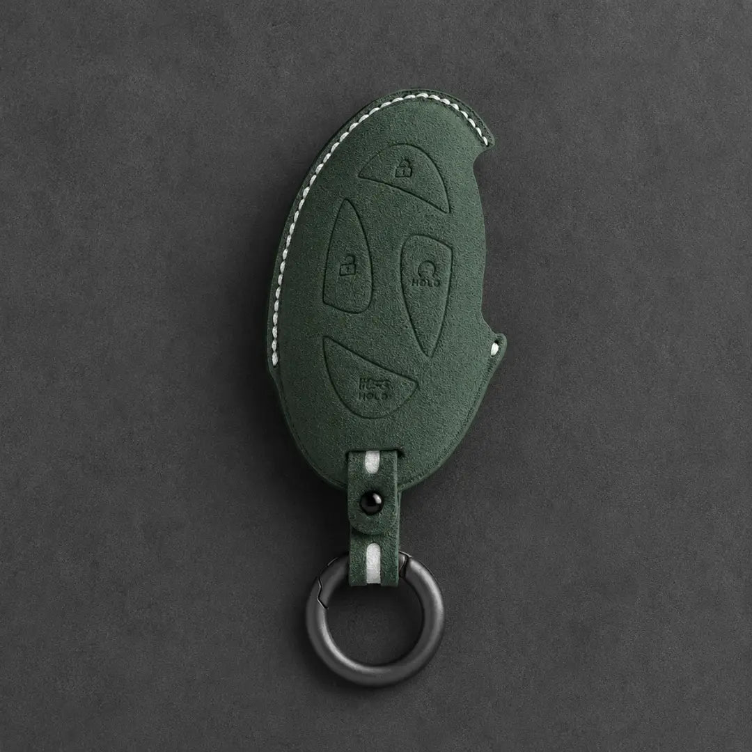 Hyundai Hand-Stitched Alcantara Key Fob Cover – Oval Smart Key
