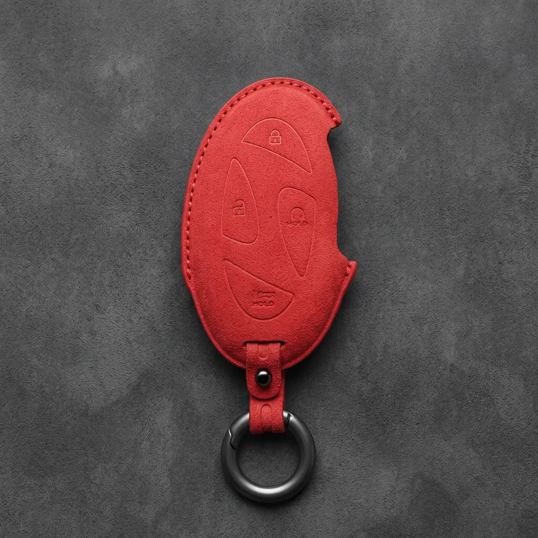 Hyundai Hand-Stitched Alcantara Key Fob Cover – Oval Smart Key